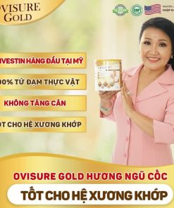 sữa hạt ovisure gold được nghệ sĩ ngân quỳnh giới thiệu