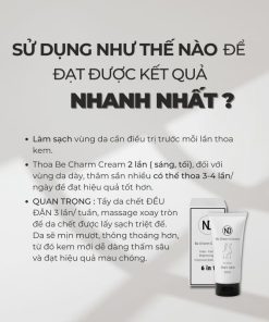 Cách Sử Dụng Kem Trị Thâm ND Be Charm