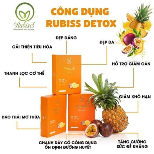 Những Lợi Ích Nổi Bật Khi Sử Dụng Nước Trái Cây Giảm Cân RubisS Detox