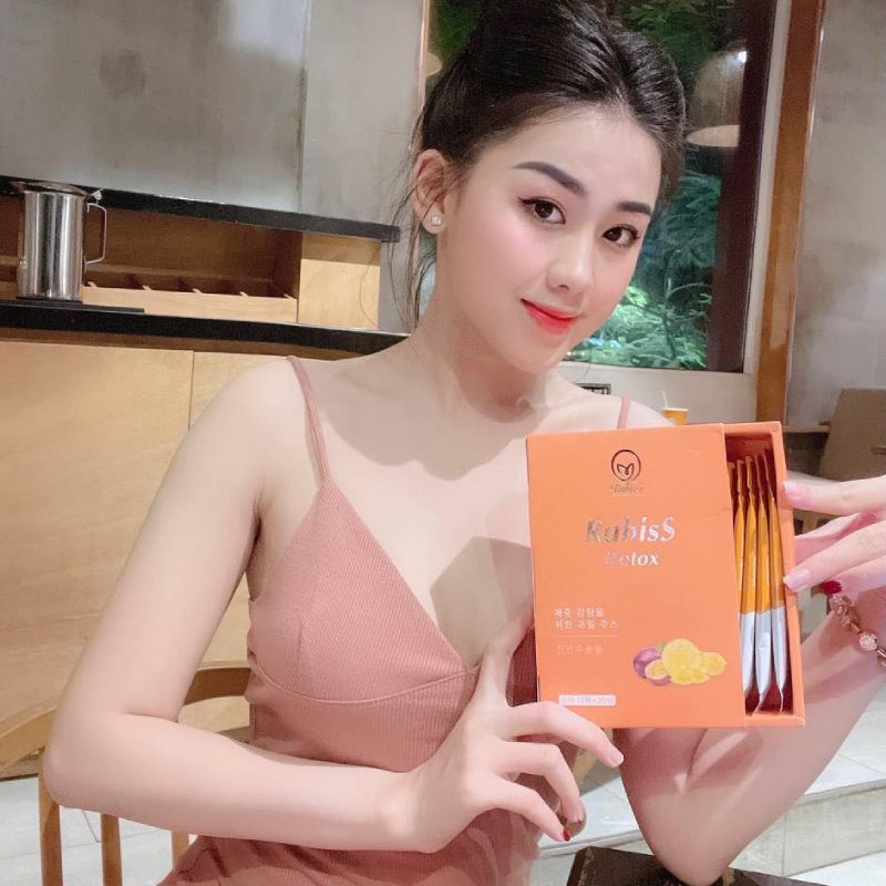 khách hàng sử dụng Rubiss Detox - Nước Trái Cây Giảm Cân