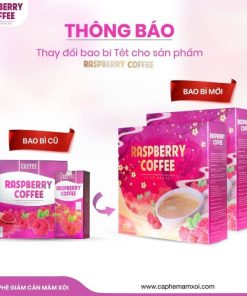 đổi bao bì cà phê mâm xôi