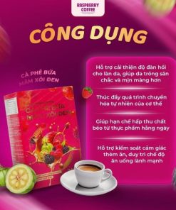công dụng cà phê mâm xôi